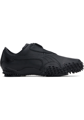 PUMA Black Mostro Leather Sneakers