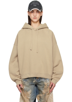 Acne Studios Beige Garment-dyed Hoodie