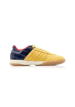 Adidas x Wales Bonner - Samba Suede Sneakers - Yellow - UK 6.5 - Moda Operandi