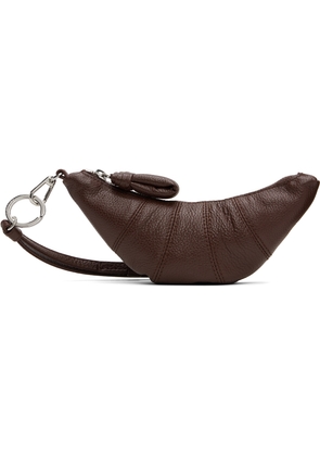 LEMAIRE Brown Crossbody Croissant Coin Pouch