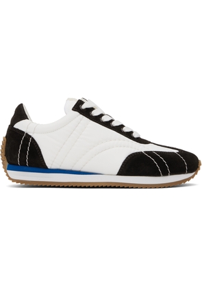 TOTEME White & Brown Sport Sneakers