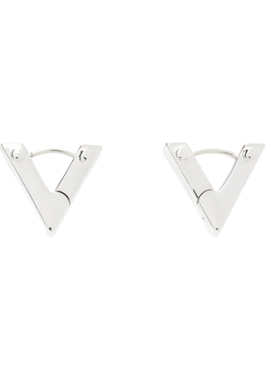 Bottega Veneta Silver Rivet Earrings