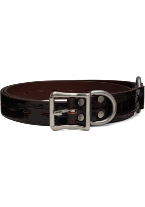 Martine Rose Brown Bondage Belt