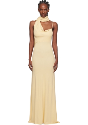 Aya Muse Yellow Wisp Maxi Dress