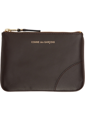 COMME des GARÇONS WALLETS Brown Classic Small Pouch