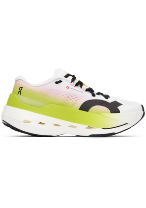 On White & Green Clouboom Max Sneakers