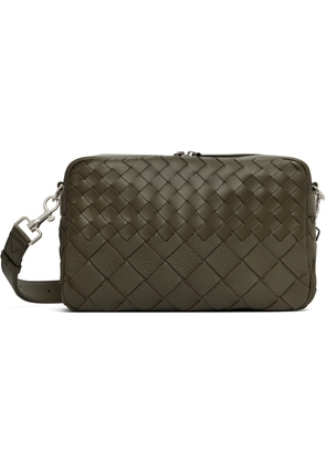 Bottega Veneta Green Intrecciato Camera Bag
