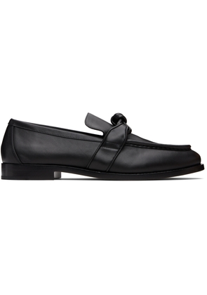 Bottega Veneta Black Astaire Loafers