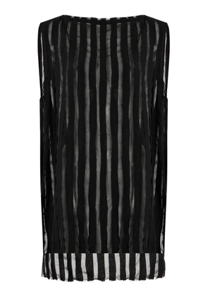 House of Dagmar - Striped Sheer Top - Black - EU 42 - Moda Operandi