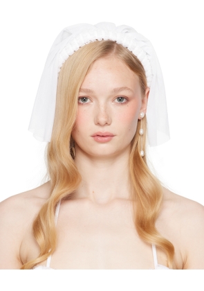 DU CIEL SSENSE Exclusive Bridal Capsule Dragee Mini Veil