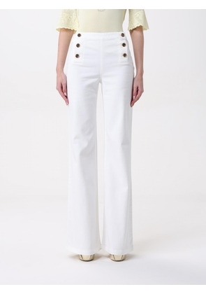 Pants TWINSET Woman color Ice