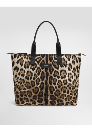 Dolce & Gabbana Nylon Shopper - Man Shoppers Animal Print Onesize