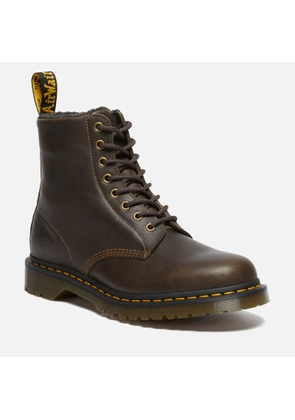 Dr. Martens Men's 1460 Faux Fur-Lined Leather Boots - UK 8