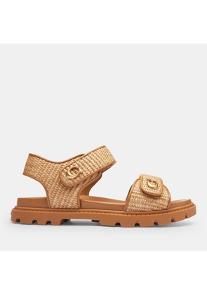 Coach Women's Brynn Straw Sandals - UK 4