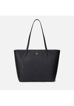 Lauren Ralph Lauren Karly Medium Leather Shopper Tote Bag