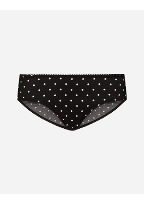 Dolce & Gabbana Polka-dot Silk Panties - Woman Underwear Print 3