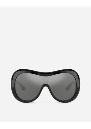 Dolce & Gabbana Dna Sunglasses - Woman Sunglasses Black Acetate Onesize