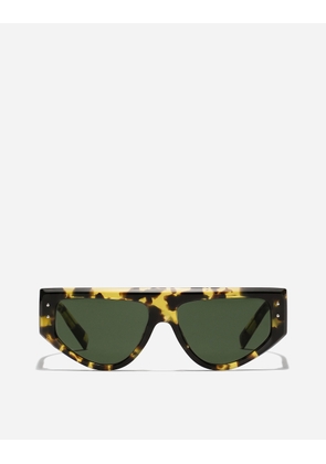 Dolce & Gabbana Dg Sharped Sunglasses - Man New Arrivals Havana Yellow Onesize