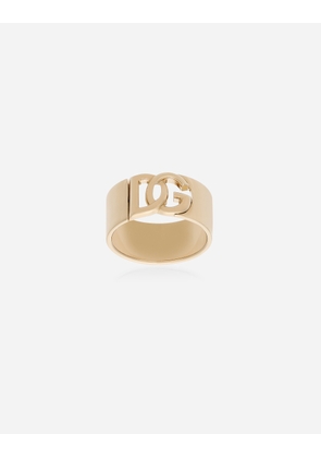 Dolce & Gabbana Ring With Dg Cut-out Logo - Man Bijoux Gold Metal M