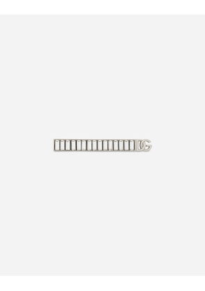 Dolce & Gabbana Fermacravatte - Man Bijoux Crystal Metal Onesize