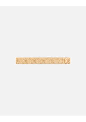 Dolce & Gabbana Dg Logo Tie Clip - Man Bijoux Gold Metal Onesize
