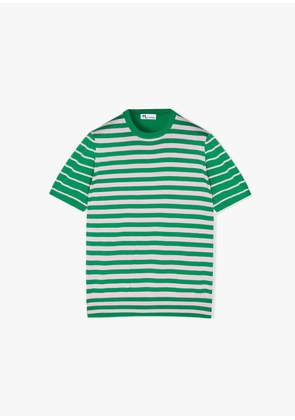 doppiaa Aalfeo Striped Knitted Tshirt