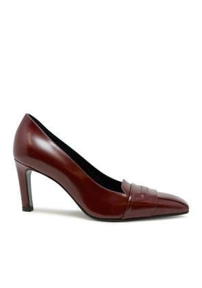 Lella Baldi Lt2473sb Laredo Bordeaux Leather Pumps