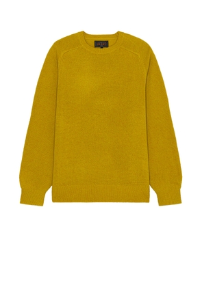 Beams Plus Sweater in Mustard - Yellow. Size XL/1X (also in ).