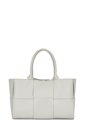 Bottega Veneta Small Arco Tote Bag in Agate Grey & Gold - Light Grey. Size all.