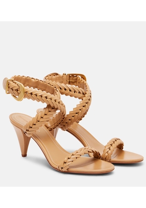 Zimmermann Helix 75 braided leather sandals