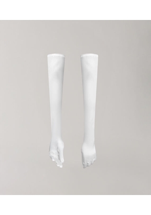 Vivienne Westwood Classic Satin Opera Gloves 43cm Stretch Satin 6 Women