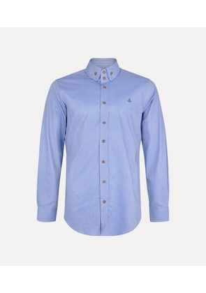 Vivienne Westwood Two Button Krall Shirt Oxford Classic Shirt Blue 54 Men