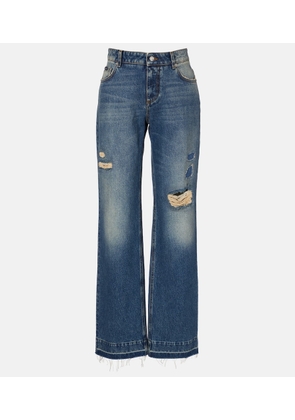 Dolce&Gabbana Distressed straight jeans
