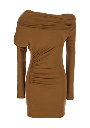 The Andamane Zoe Mini - Wrap Shoulder Mini Dress