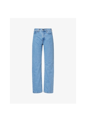 Womens Carhartt WIP Noxon Straight-Leg Denim Jeans