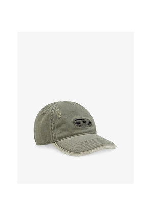 Diesel C-Ball-Utlt Distressed Denim Baseball Cap