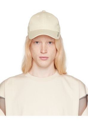 Mugler Beige Logo Cap