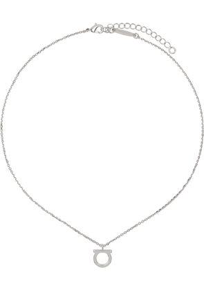 Ferragamo Silver Gancio Necklace