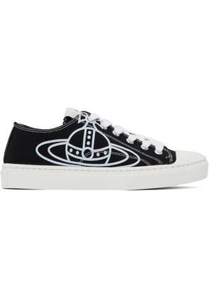 Vivienne Westwood Black Low-Top Plimsoll Sneakers