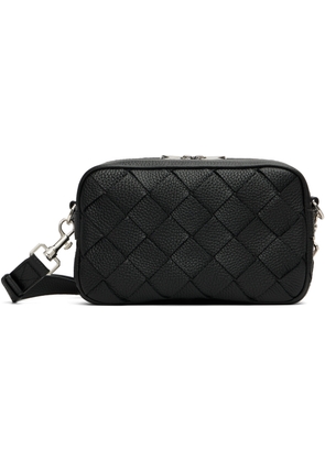 Bottega Veneta Black Small Intrecciato Camera Bag
