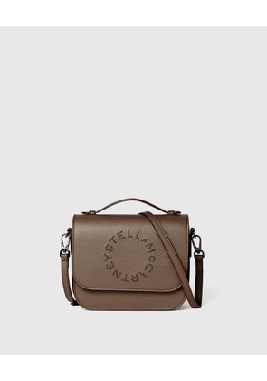 Stella McCartney - Logo Messenger Crossbody Bag, Woman, Ash
