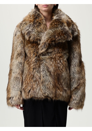 Fur Coat MM6 MAISON MARGIELA Woman color Beige