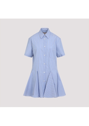 Marni Light Blue Cotton Mini Dress