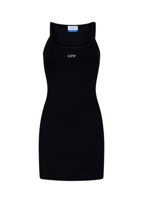 Off-White Off Stamp Mini Dress