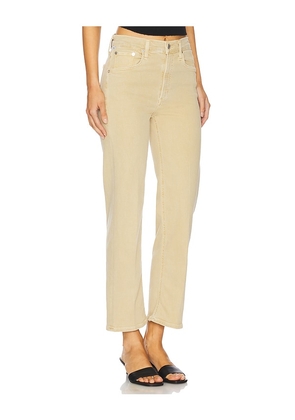 Citizens of Humanity Palma Straight in Tan. Size 23. Also in 25, 26, 27, 28, 29, 30, 31, 32, 33.