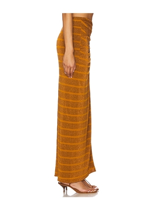 AZULU Marina Skirt in Cognac. Size L. Also in M, S, XS, XXS.