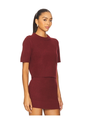 Elodie the Label Elodie Sana Sweater in Red. Size L. Also in M, S.