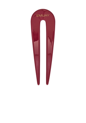 Emi Jay Hair Pin in Red.