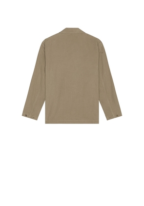 SIMKHAI Sean Shirt Jacket in Olive. Size L. Also in M, S, XXL/2X.