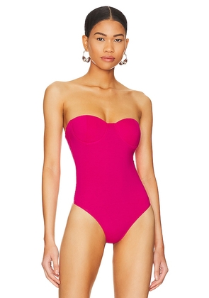 superdown Stef Bustier Bodysuit in Fuchsia. Size M. Also in S, XS.